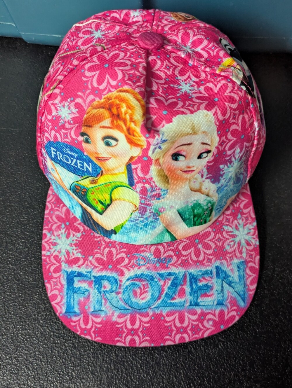 🌞4/20$ Disney Frozen Kids Pink Character Baseball Cap